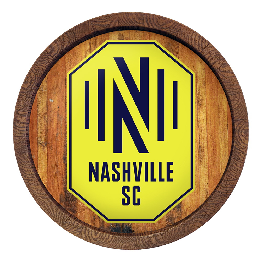 Nashville SC: "Faux" Barrel Top Sign  