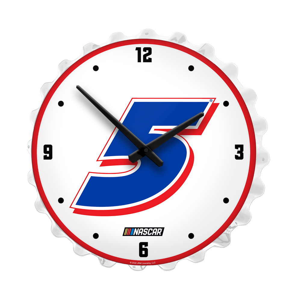 Kyle Larson: Bottle Cap Lighted Wall Clock