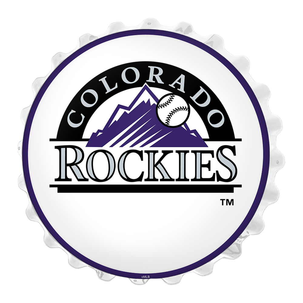 Colorado Rockies Logo - Bottle Cap Wall Light  