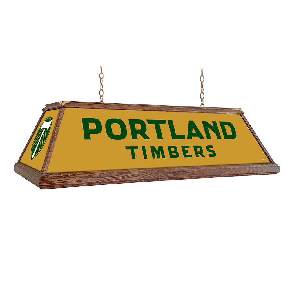 Portland Timbers: Premium Wood Pool Table Light  