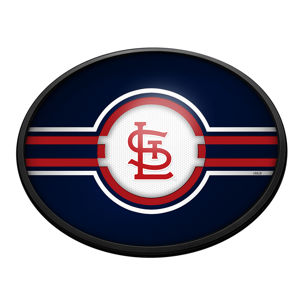 St. Louis Cardinals: Logo - Oval Slimline Lighted Wall Sign