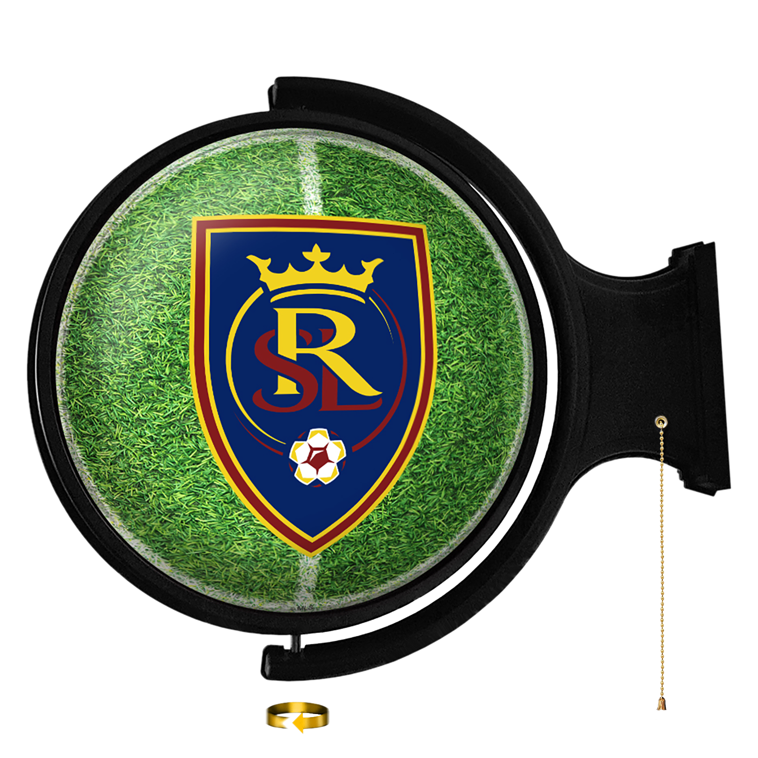 Real Salt Lake: Pitch - Original Round Rotating Lighted Wall Sign