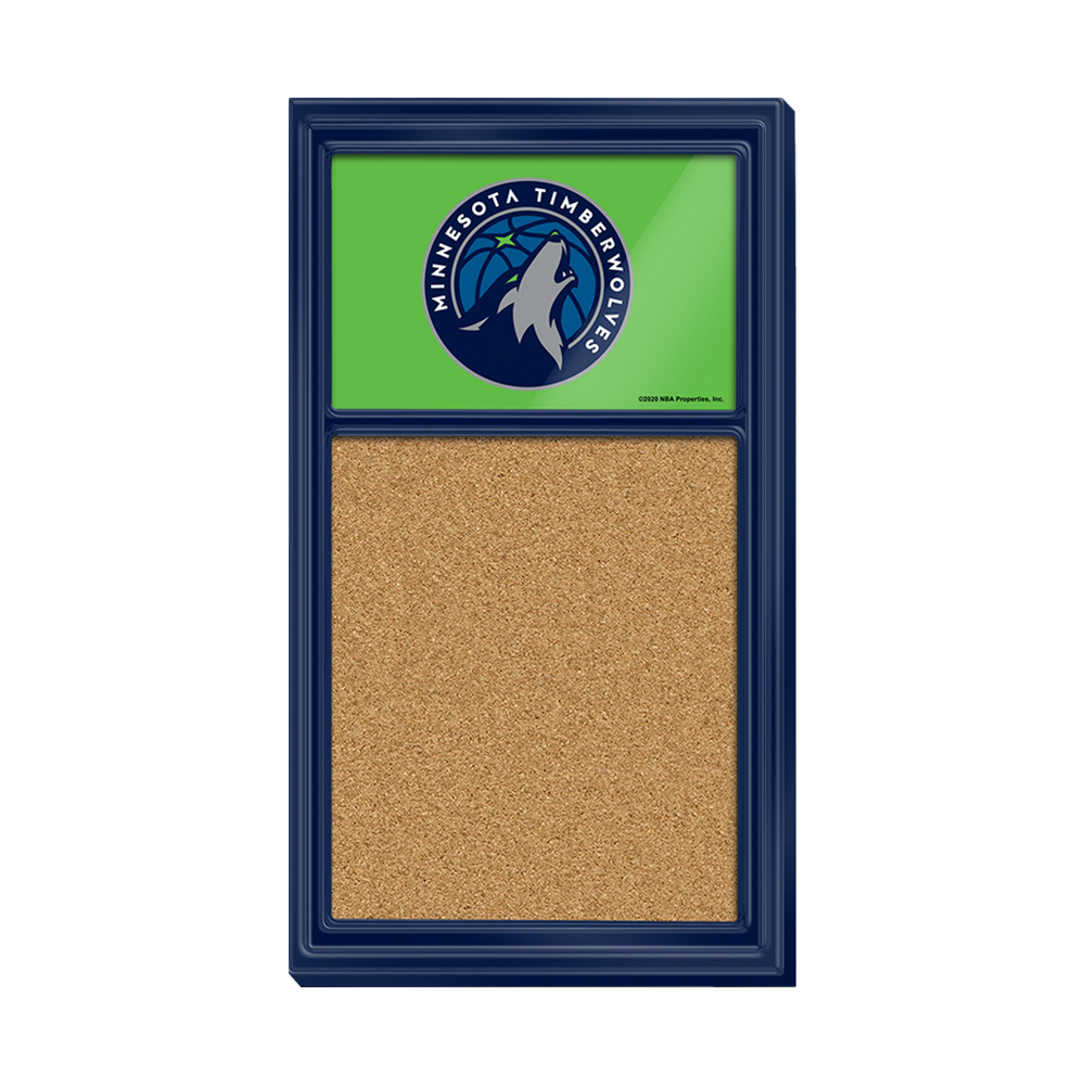 Minnesota Timberwolves: Cork Note Board
