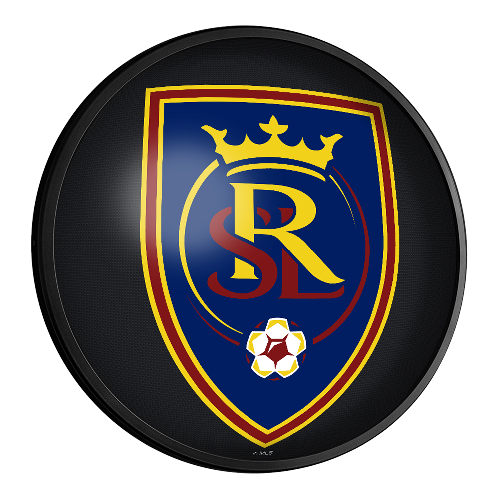 Real Salt Lake: Round Slimline Lighted Wall Sign