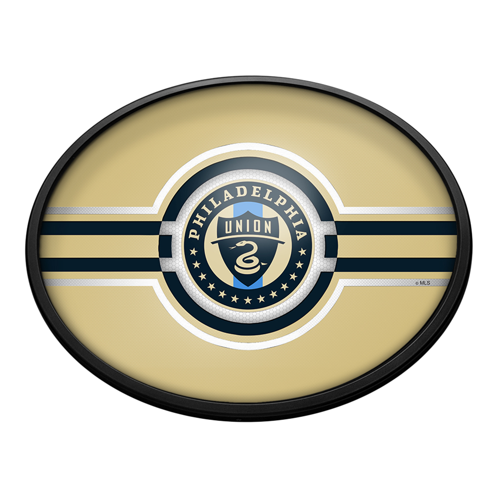 Philadelphia Union: Oval Slimline Lighted Wall Sign