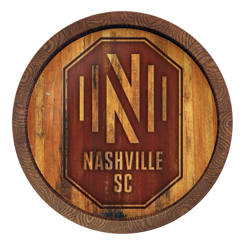 Nashville SC: Branded "Faux" Barrel Top Sign  