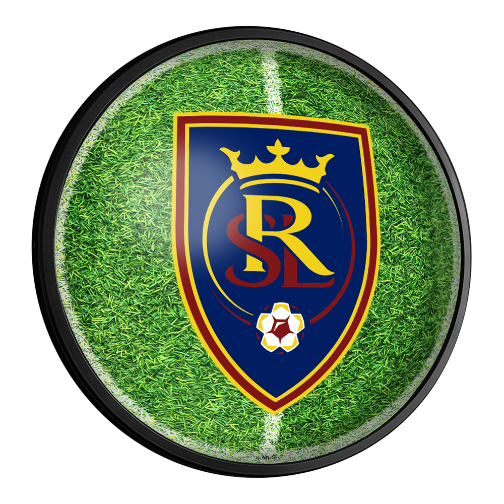 Real Salt Lake: Pitch - Round Slimline Lighted Wall Sign