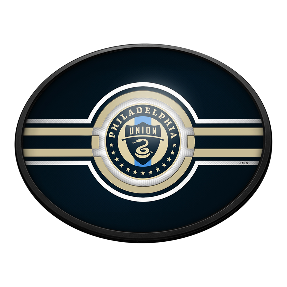 Philadelphia Union: Oval Slimline Lighted Wall Sign