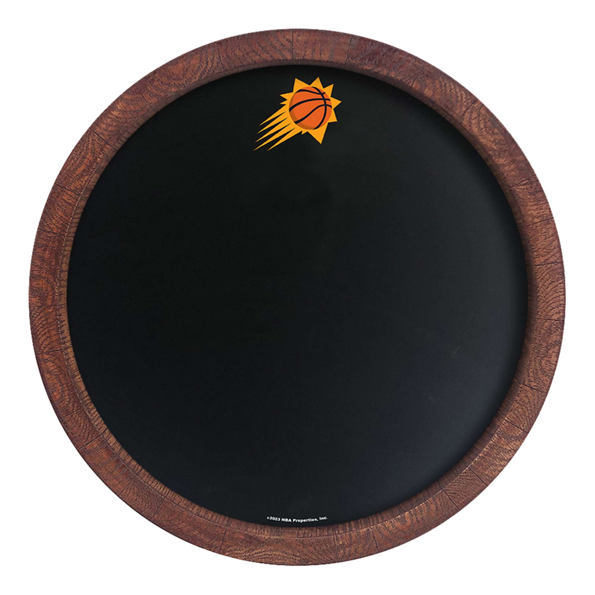 Phoenix Suns: "Faux" Barrel Framed Chalkboard    