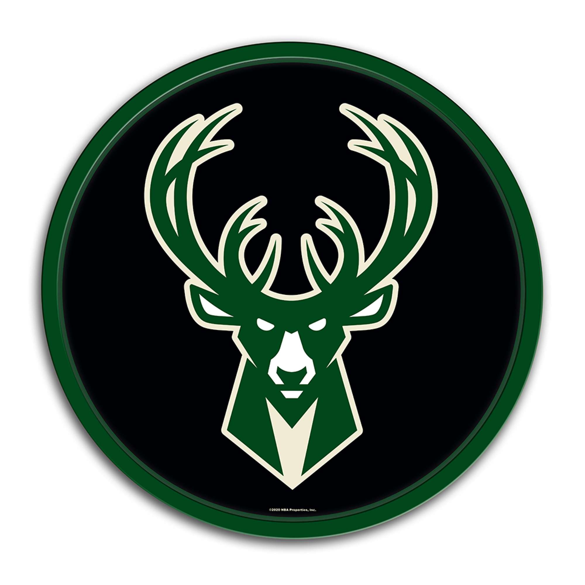Milwaukee Bucks: Modern Disc Wall Sign