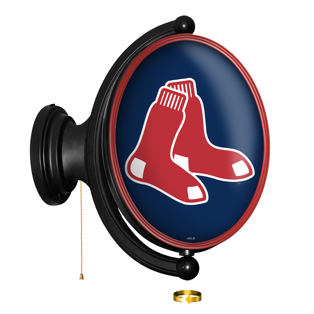Boston Red Sox Original Oval Rotating Lighted Wall Sign  