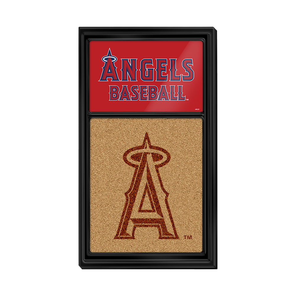 Los Angeles Angels Dual Logo - Cork Note Board  