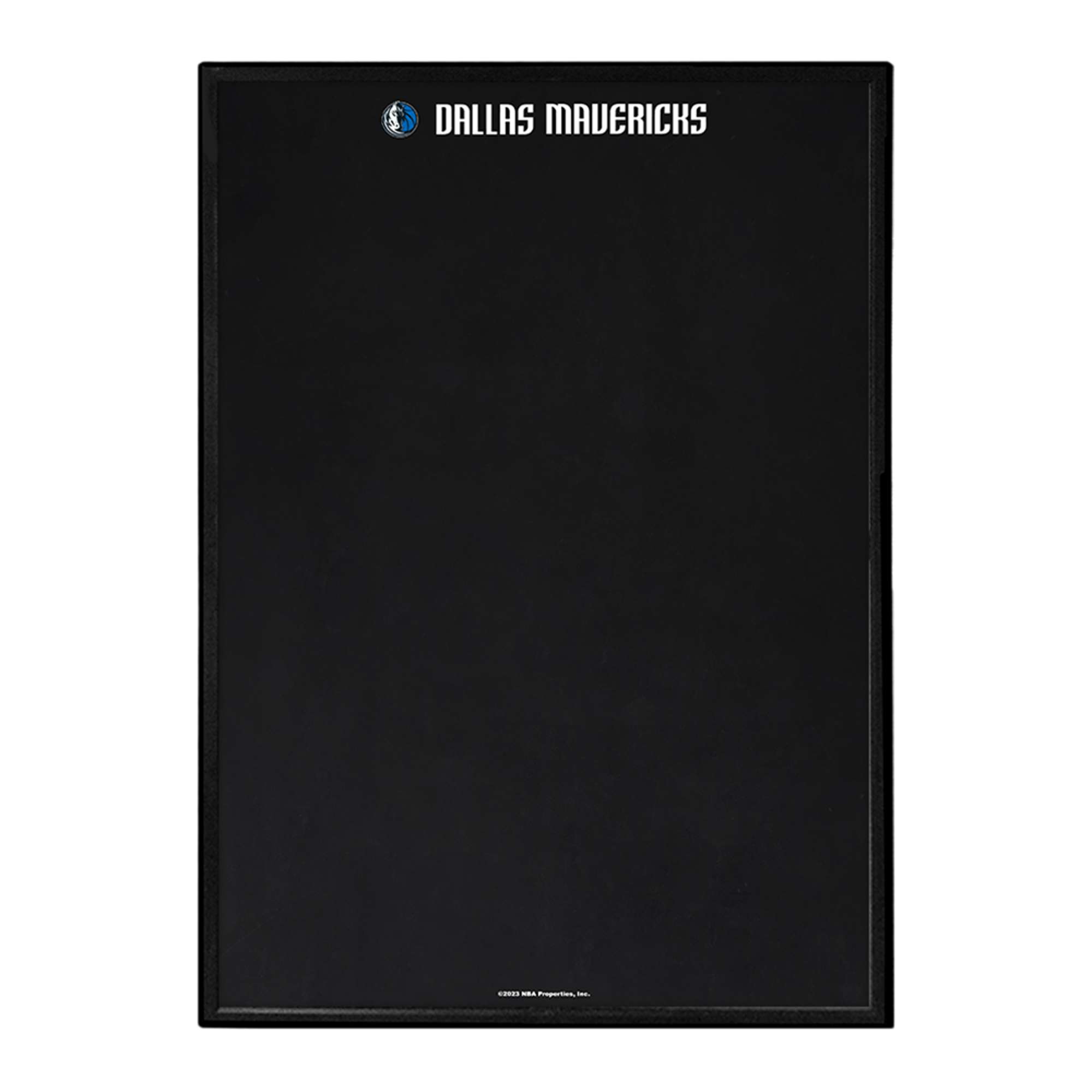Dallas Mavericks: Framed Chalkboard