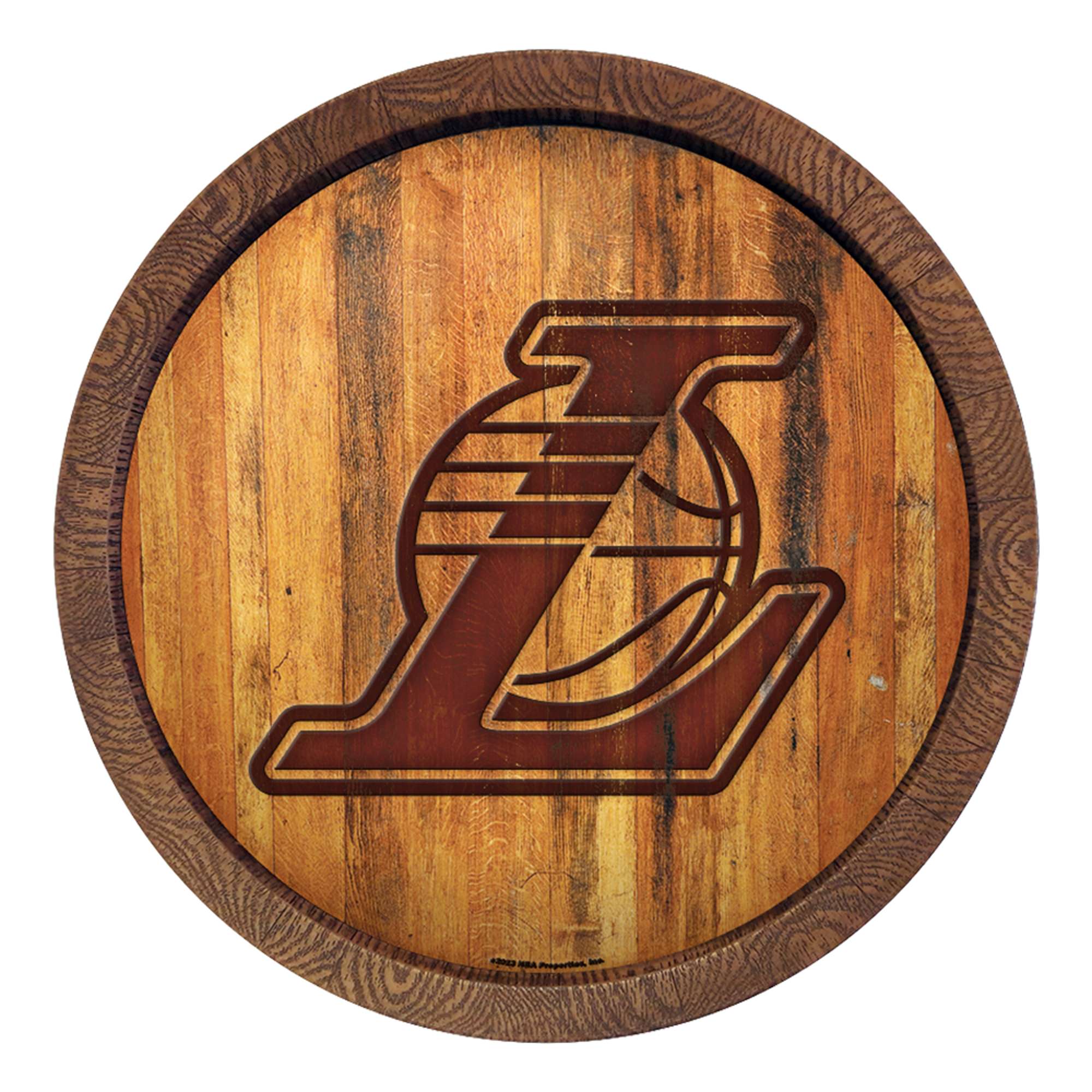 Los Angeles Lakers: Logo - "Faux" Barrel Top Sign    