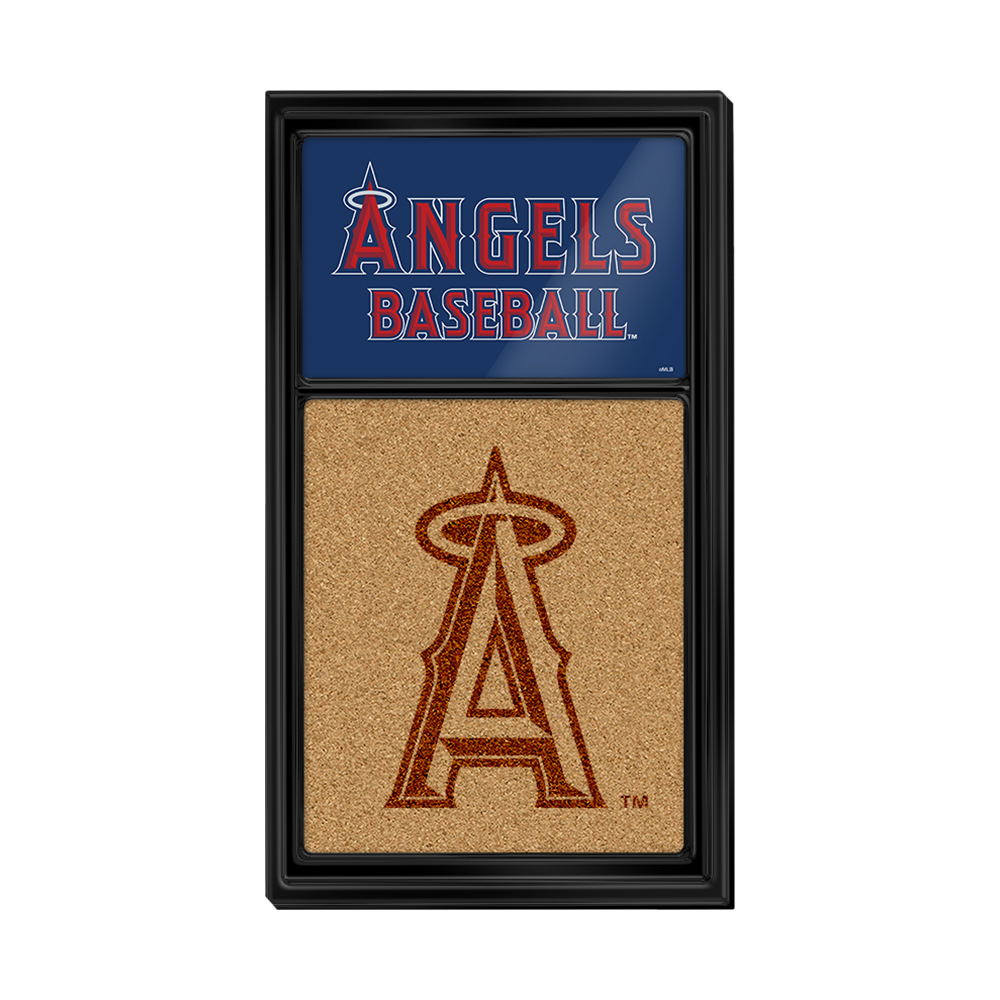 Los Angeles Angels Dual Logo - Cork Note Board  