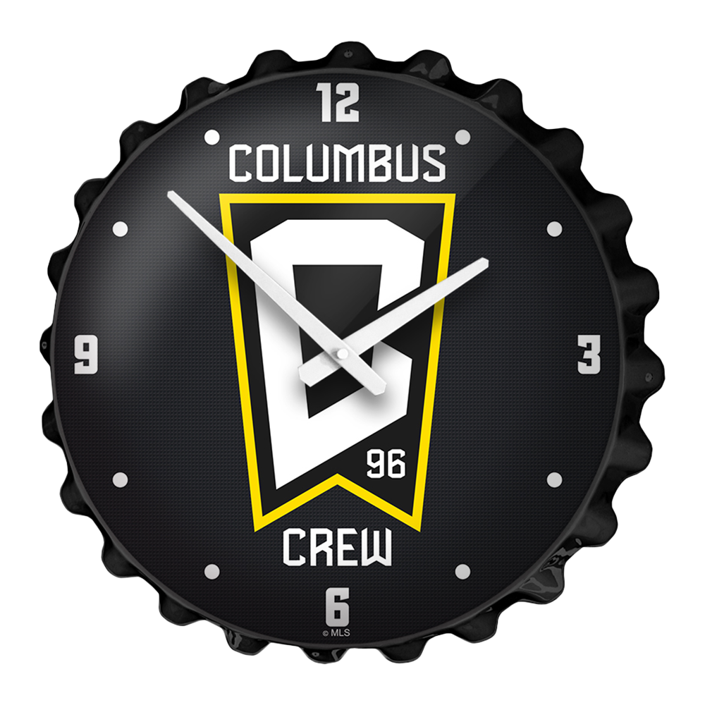 Columbus Crew: Bottle Cap Wall Clock