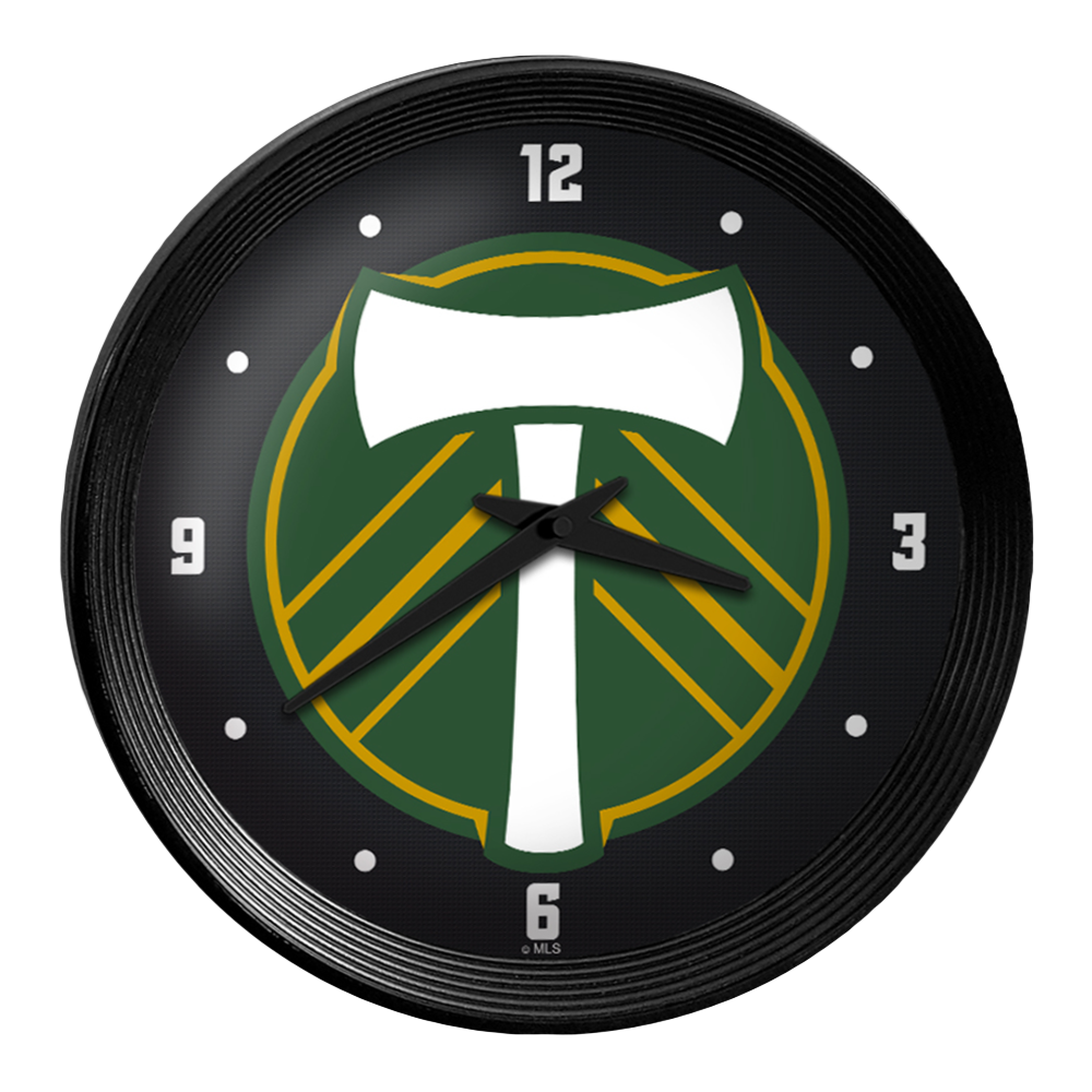 Portland Timbers: Ribbed Frame Wall Clock  
