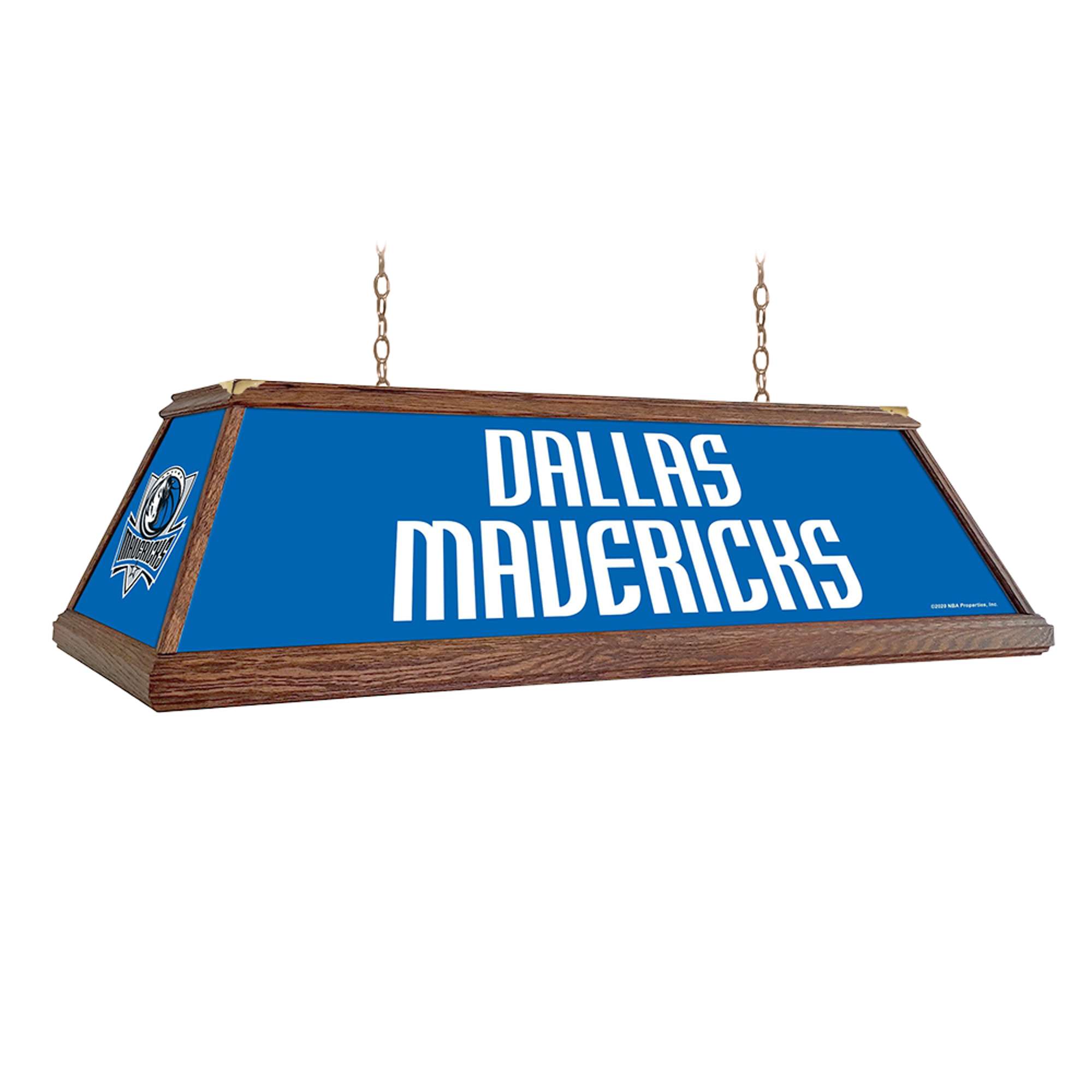 Dallas Mavericks: Premium Wood Pool Table Light