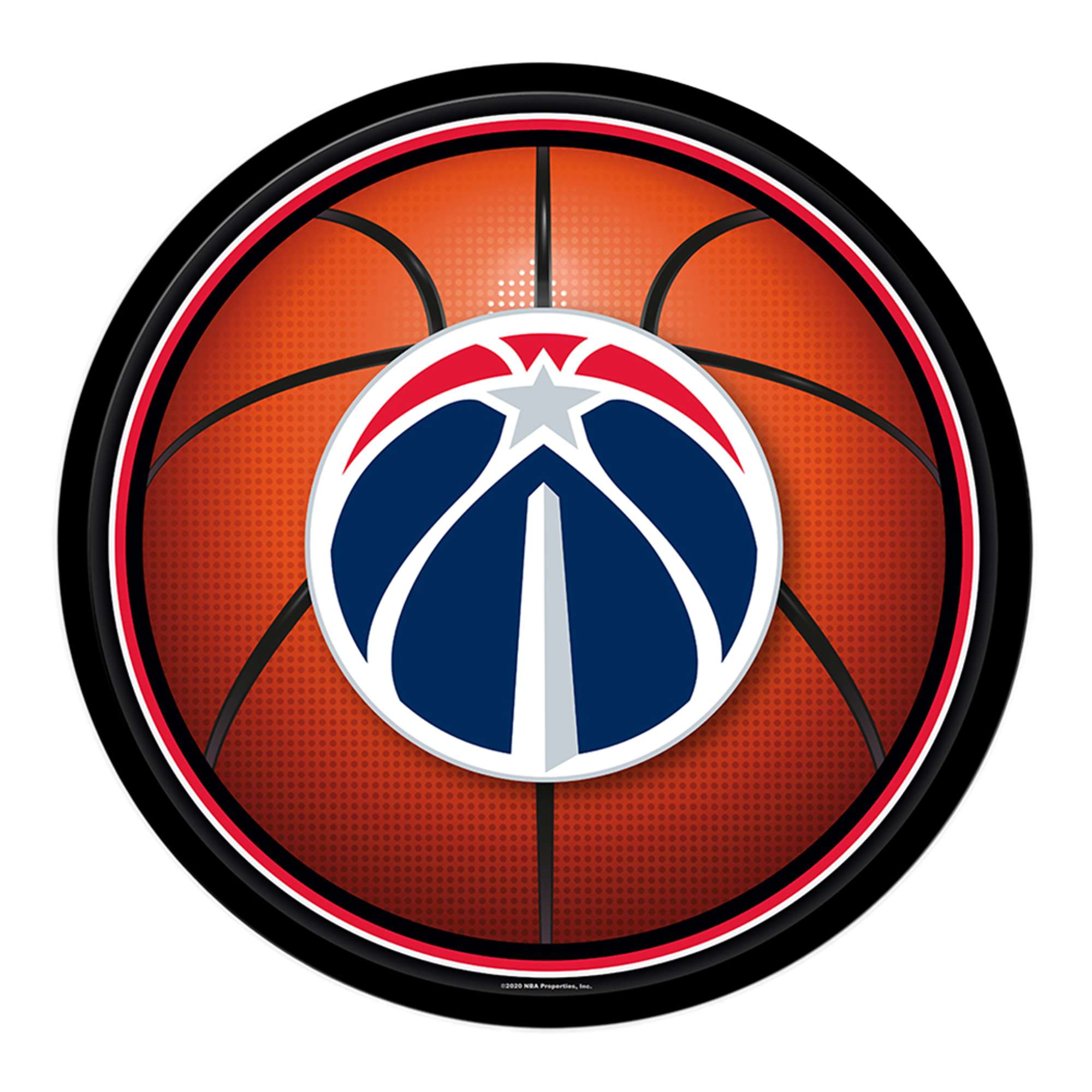Washington Wizards: Basketball - Modern Disc Wall Sign