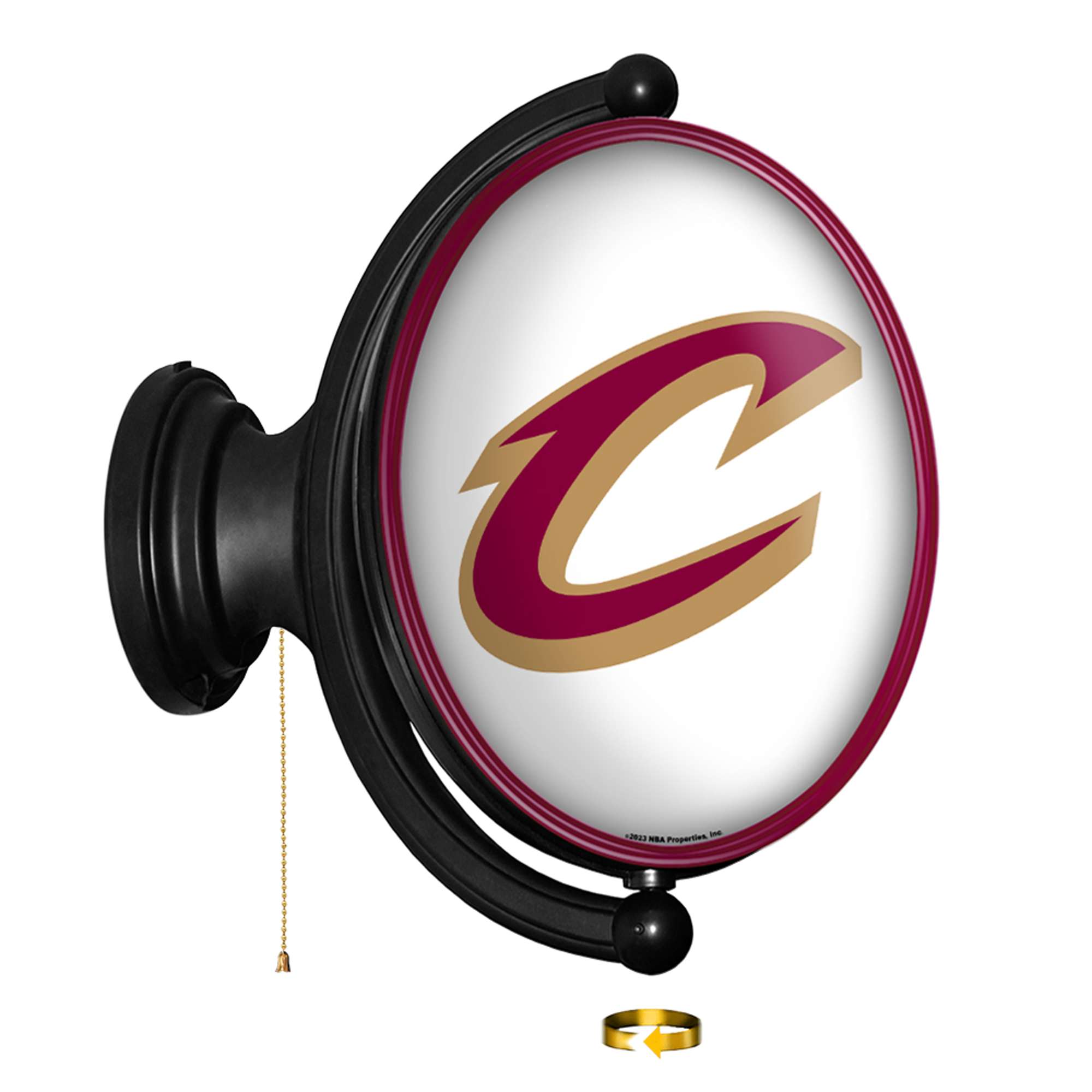 Cleveland Cavaliers: Original Oval Rotating Lighted Wall Sign