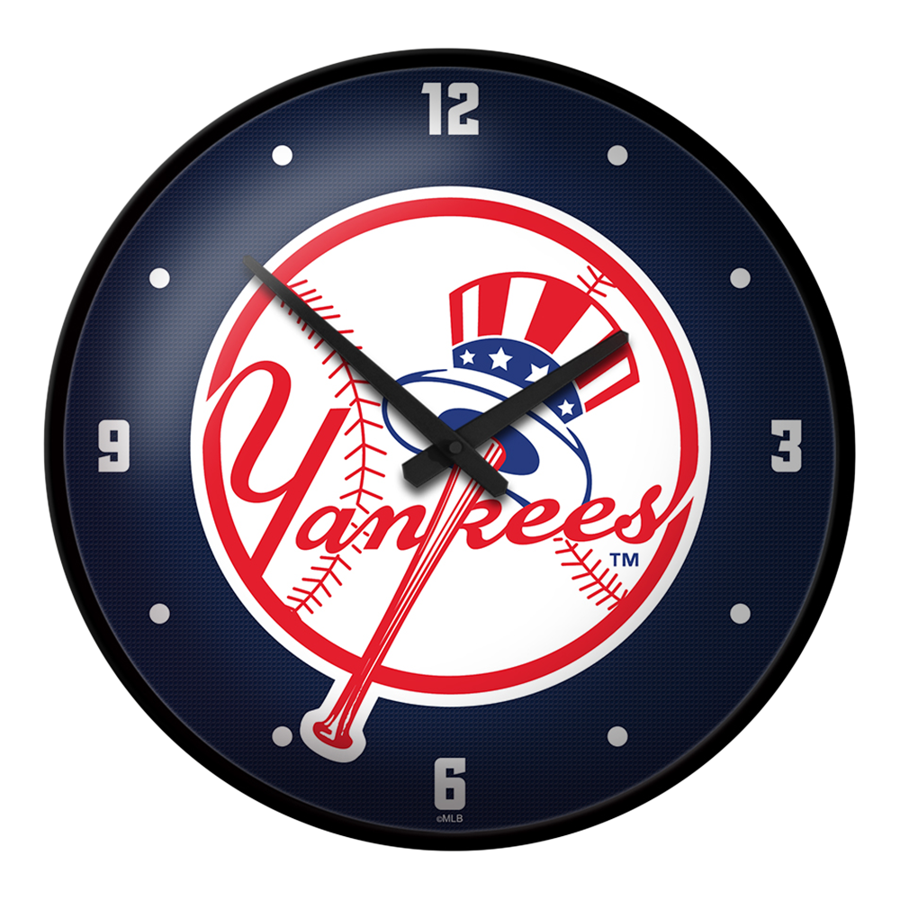 New York Yankees Modern Disc Wall Clock  