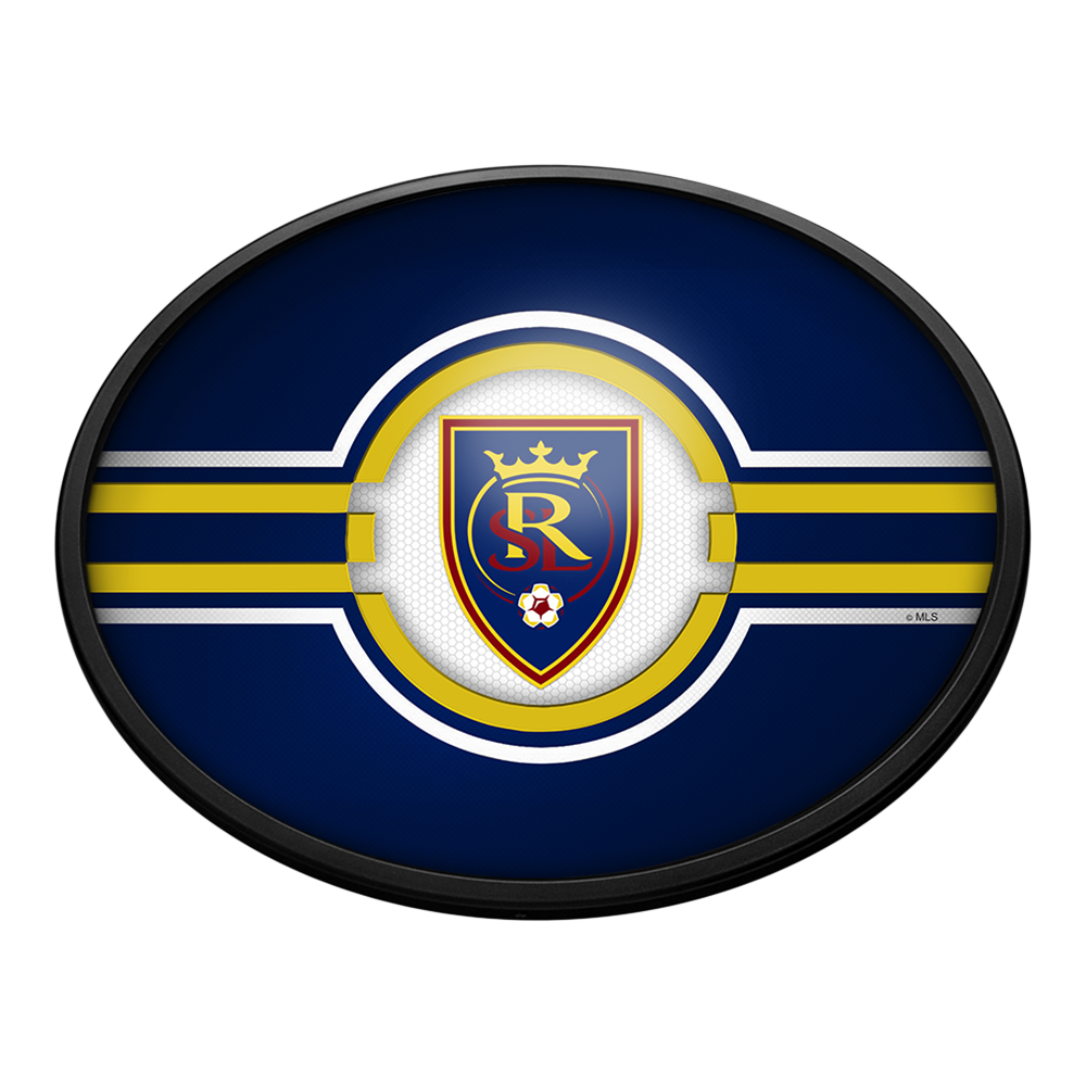 Real Salt Lake: Oval Slimline Lighted Wall Sign