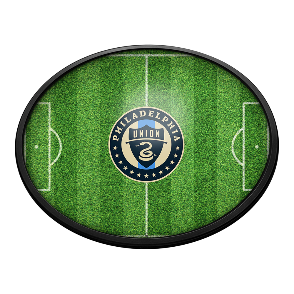 Philadelphia Union: Pitch - Oval Slimline Lighted Wall Sign  
