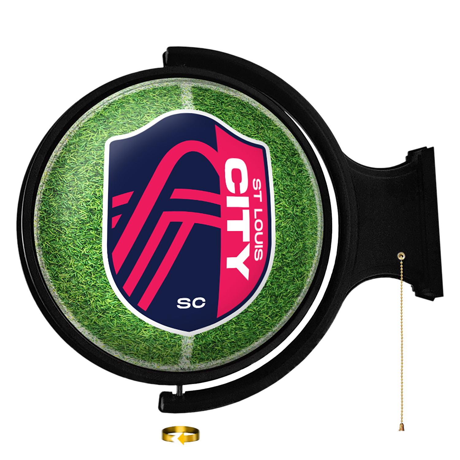 St. Louis CITYSC: Pitch - Original Round Rotating Lighted Wall Sign