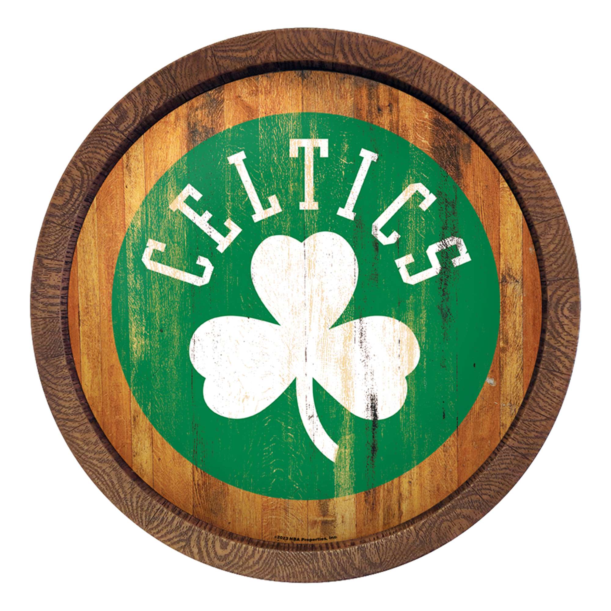 Boston Celtics: Logo - "Faux" Barrel Top Sign    