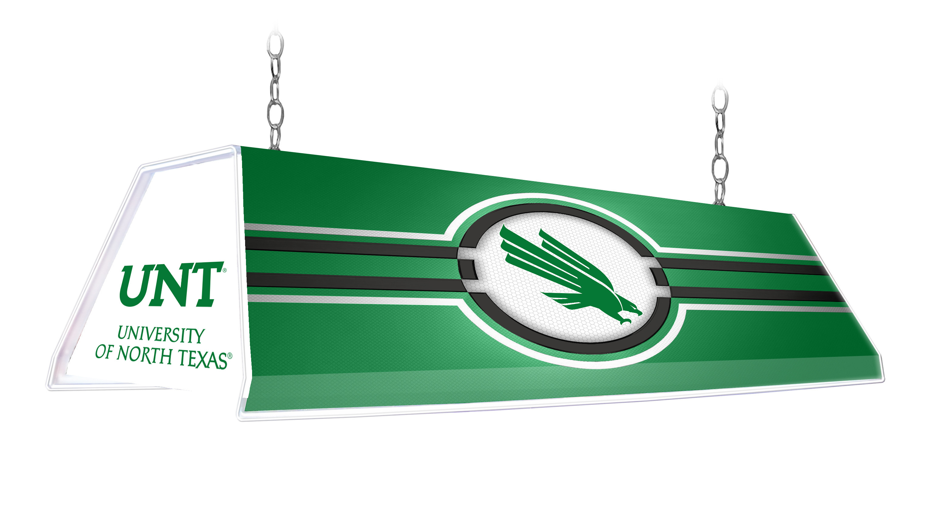 North Texas Mean Green Edge Glow Pool Table Light