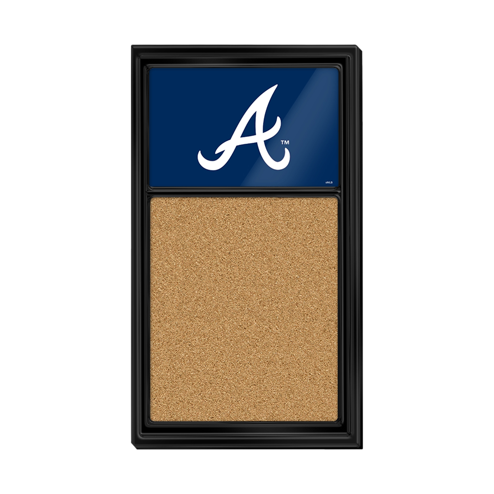 Atlanta Braves Logo - Cork Note Board  