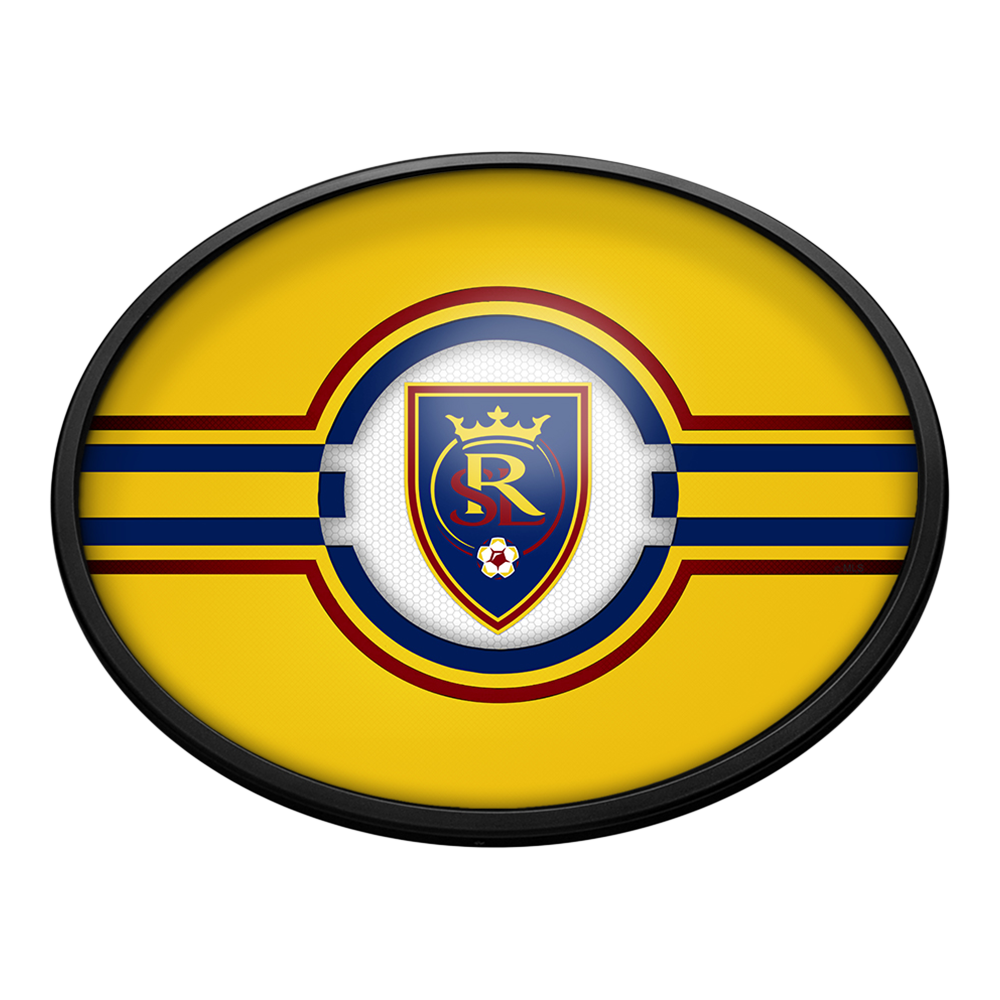 Real Salt Lake: Oval Slimline Lighted Wall Sign