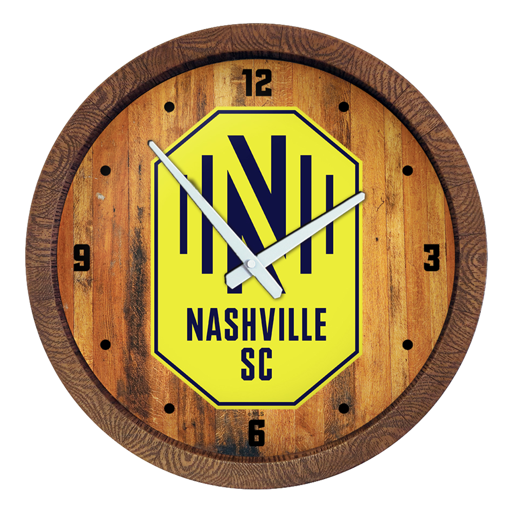 Nashville SC: "Faux" Barrel Top Clock  