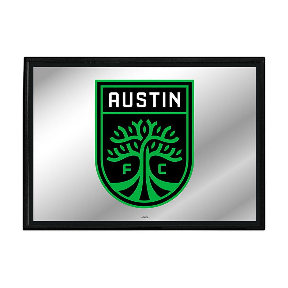 Austin F.C.: Framed Mirrored Wall Sign Button Pot