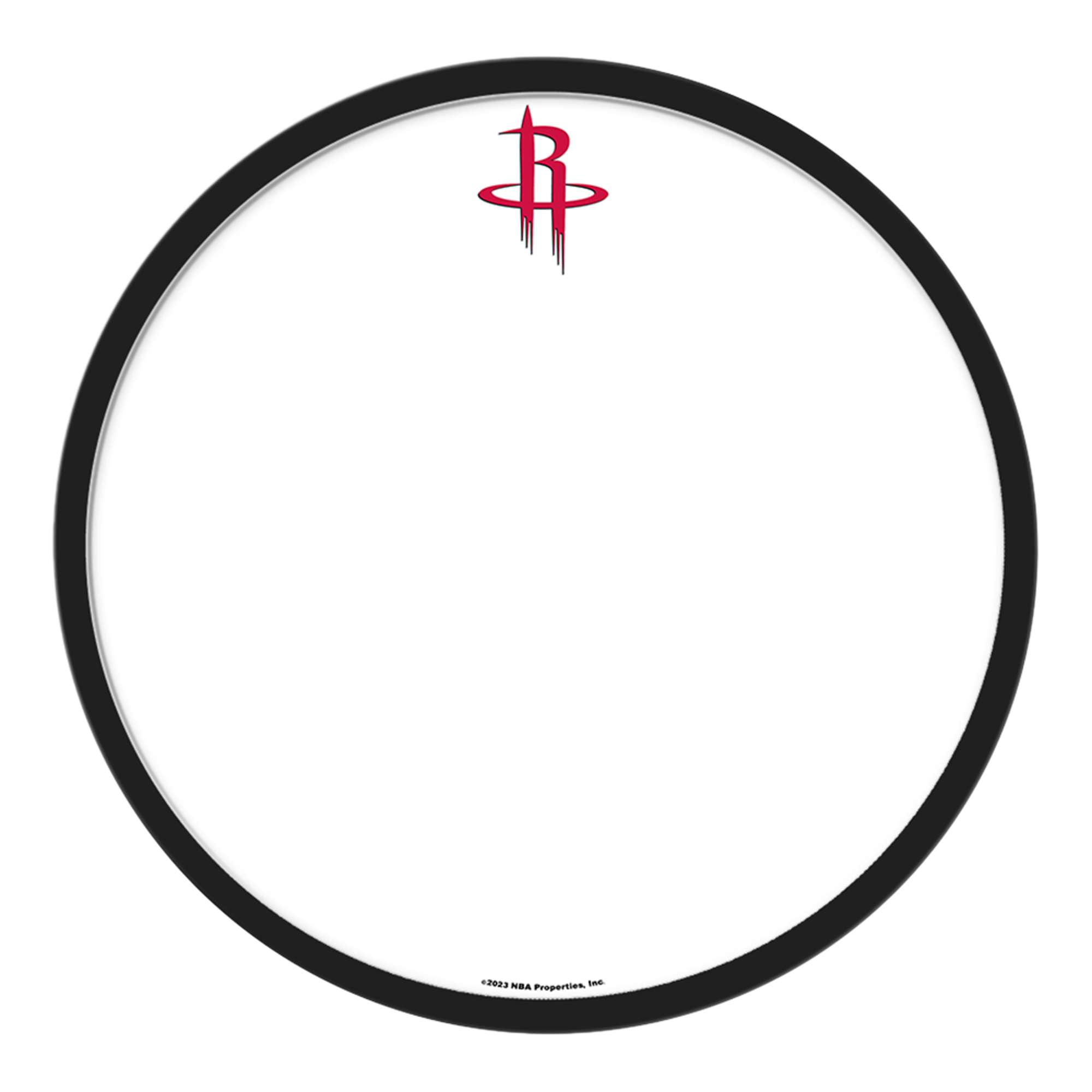 Houston Rockets: Modern Disc Dry Erase Wall Sign