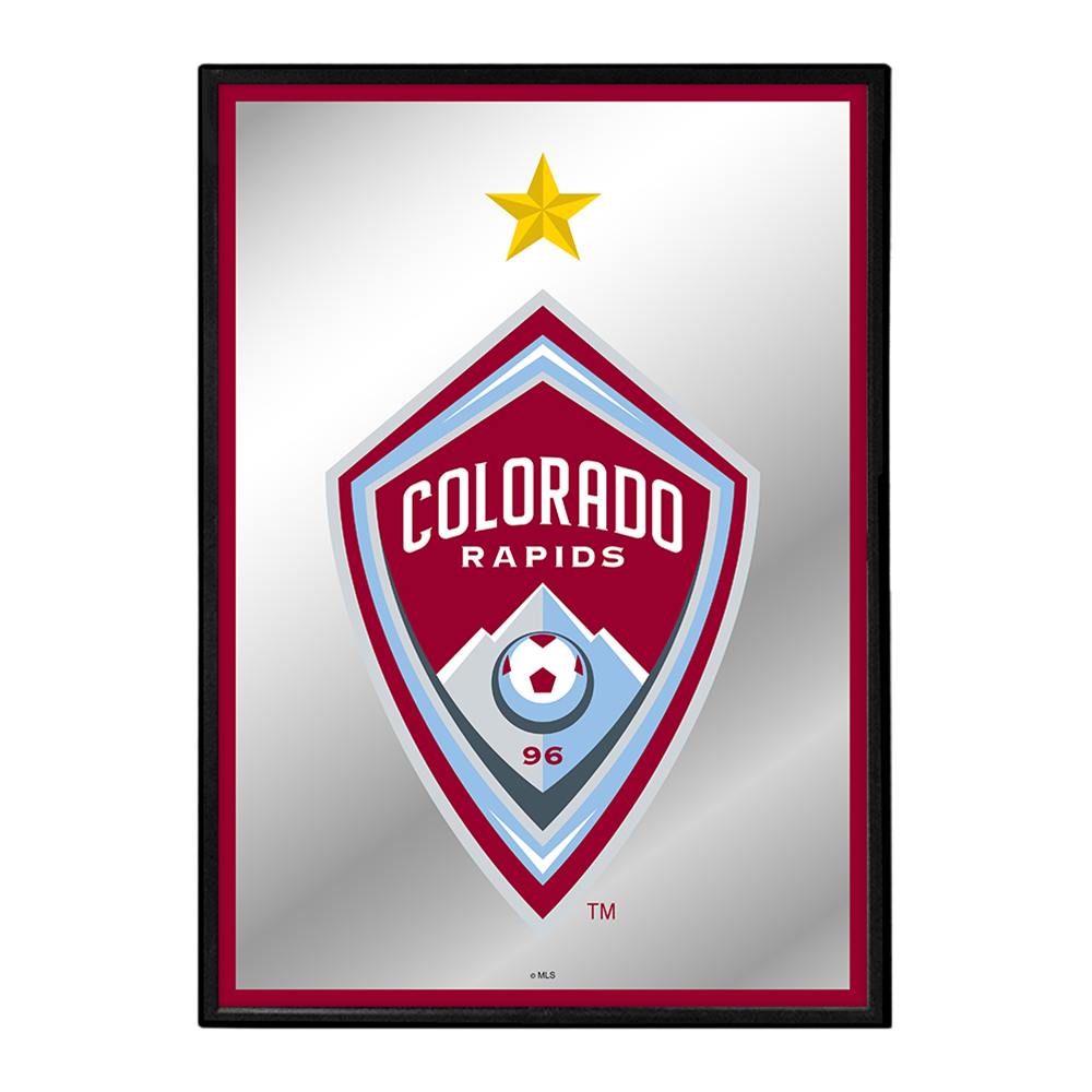 Colorado Rapids: Framed Mirrored Wall Sign