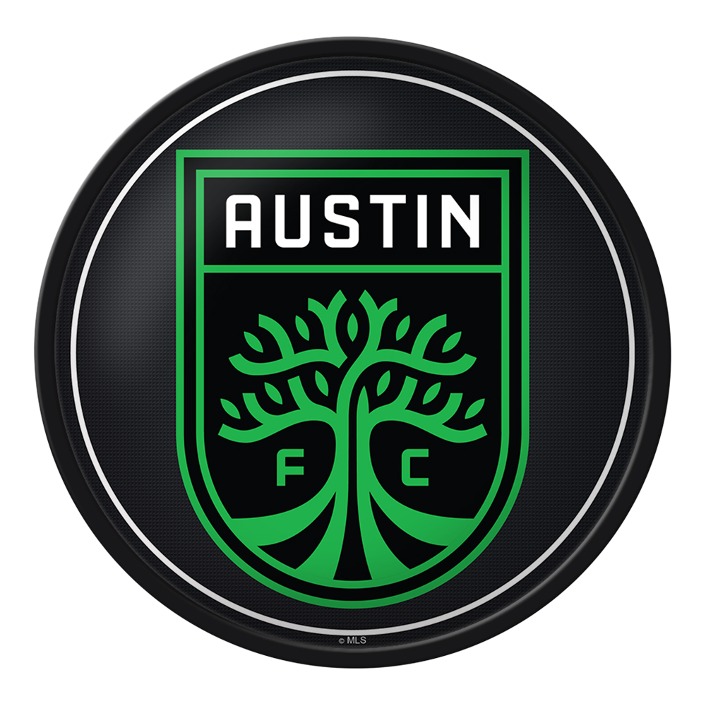 Austin F.C.: Modern Disc Wall Sign Button Pot
