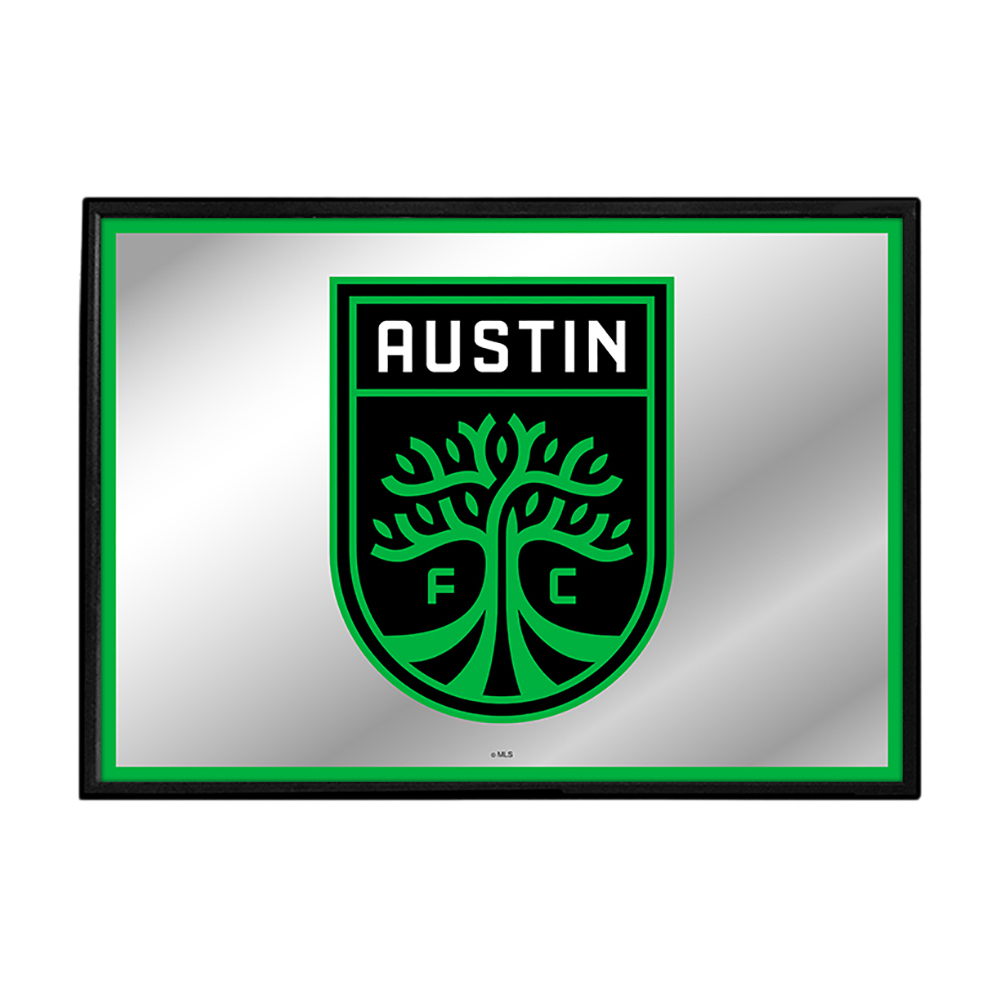 Austin F.C.: Framed Mirrored Wall Sign Button Pot
