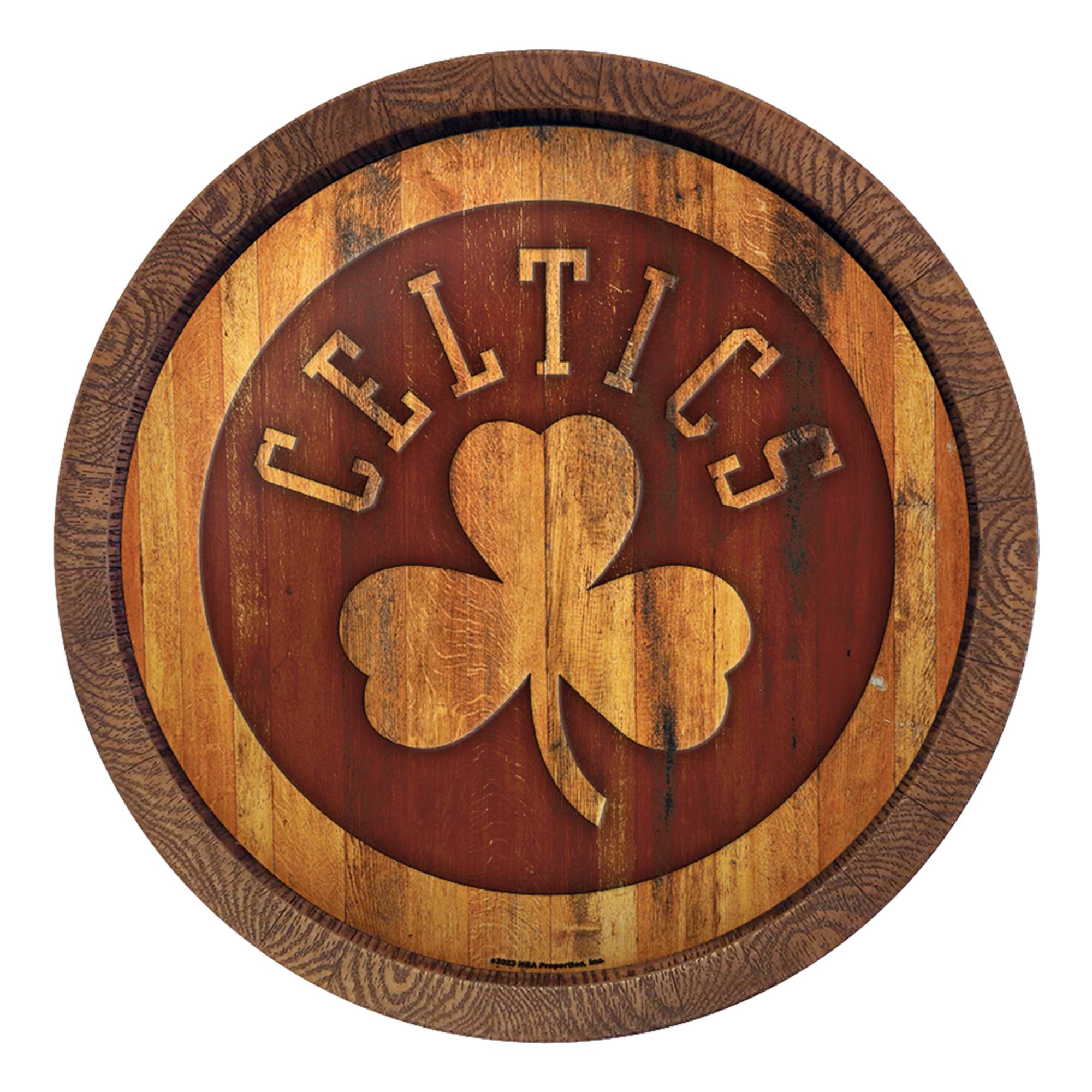 Boston Celtics: Logo - "Faux" Barrel Top Sign    
