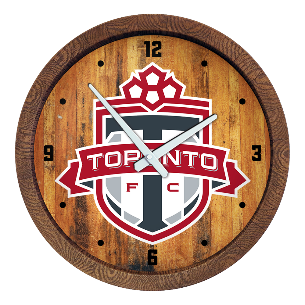 Toronto FC: "Faux" Barrel Top Clock  