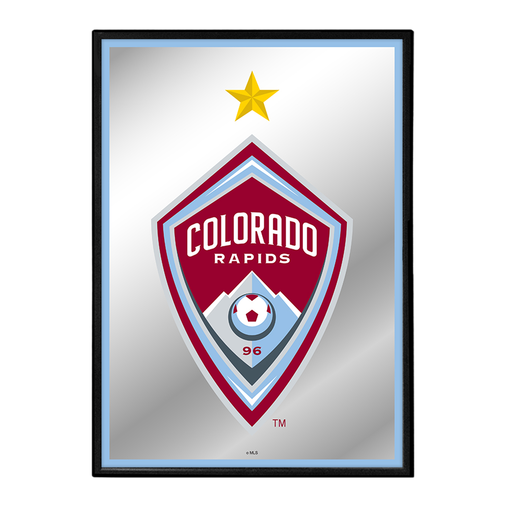 Colorado Rapids: Framed Mirrored Wall Sign