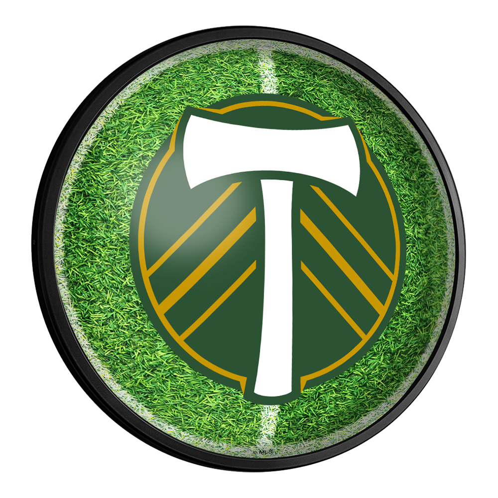 Portland Timbers: Pitch - Round Slimline Lighted Wall Sign
