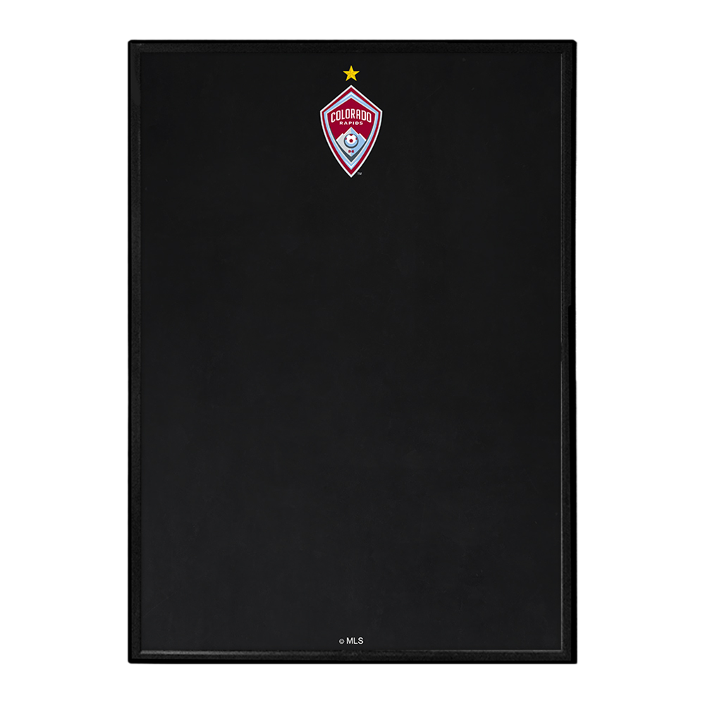 Colorado Rapids: Framed Chalkboard Wall Sign