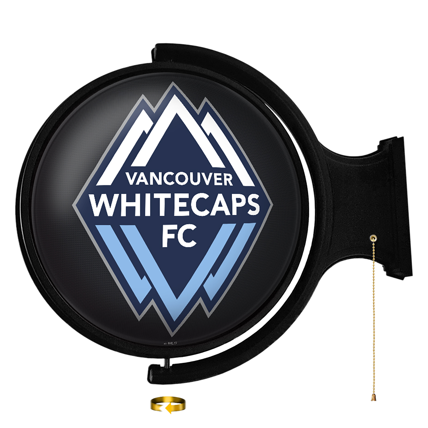 Vancouver Whitecaps FC: Original Round Rotating Lighted Wall Sign