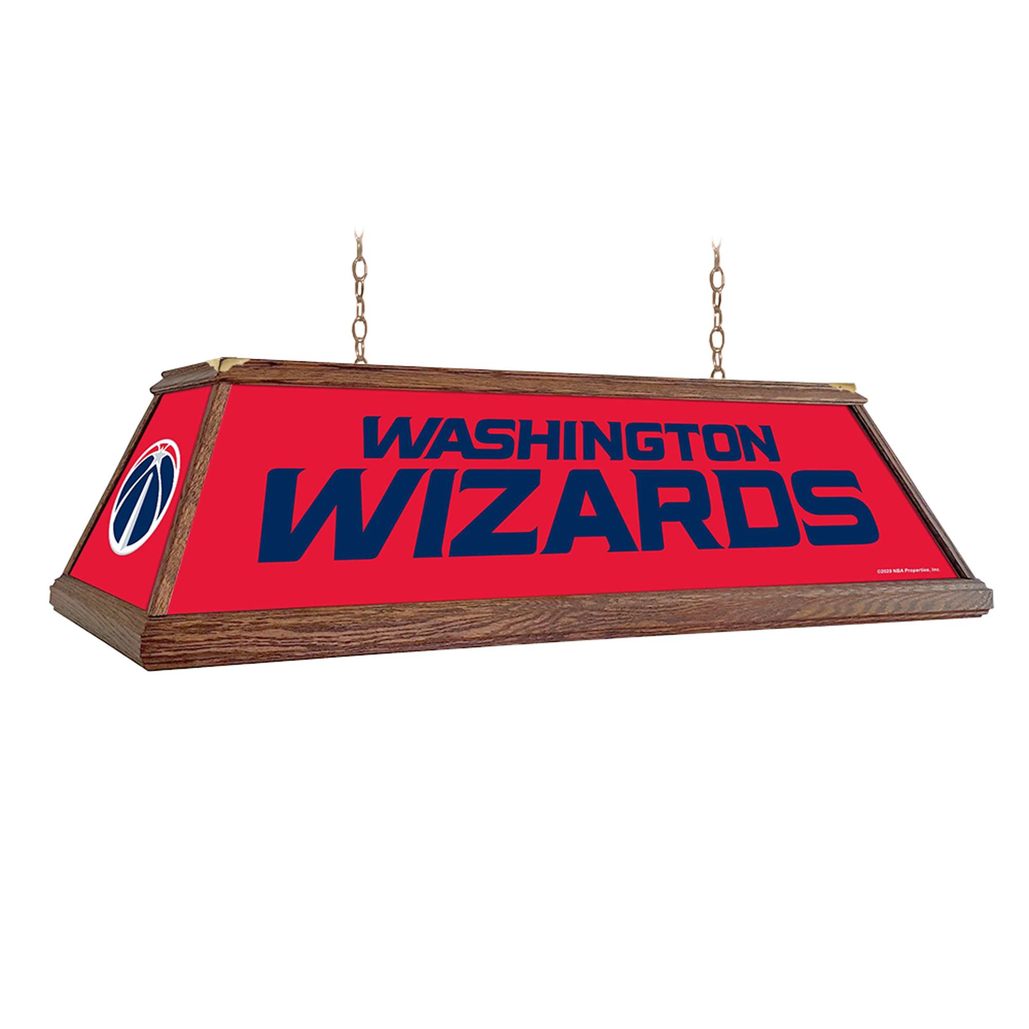 Washington Wizards: Premium Wood Pool Table Light