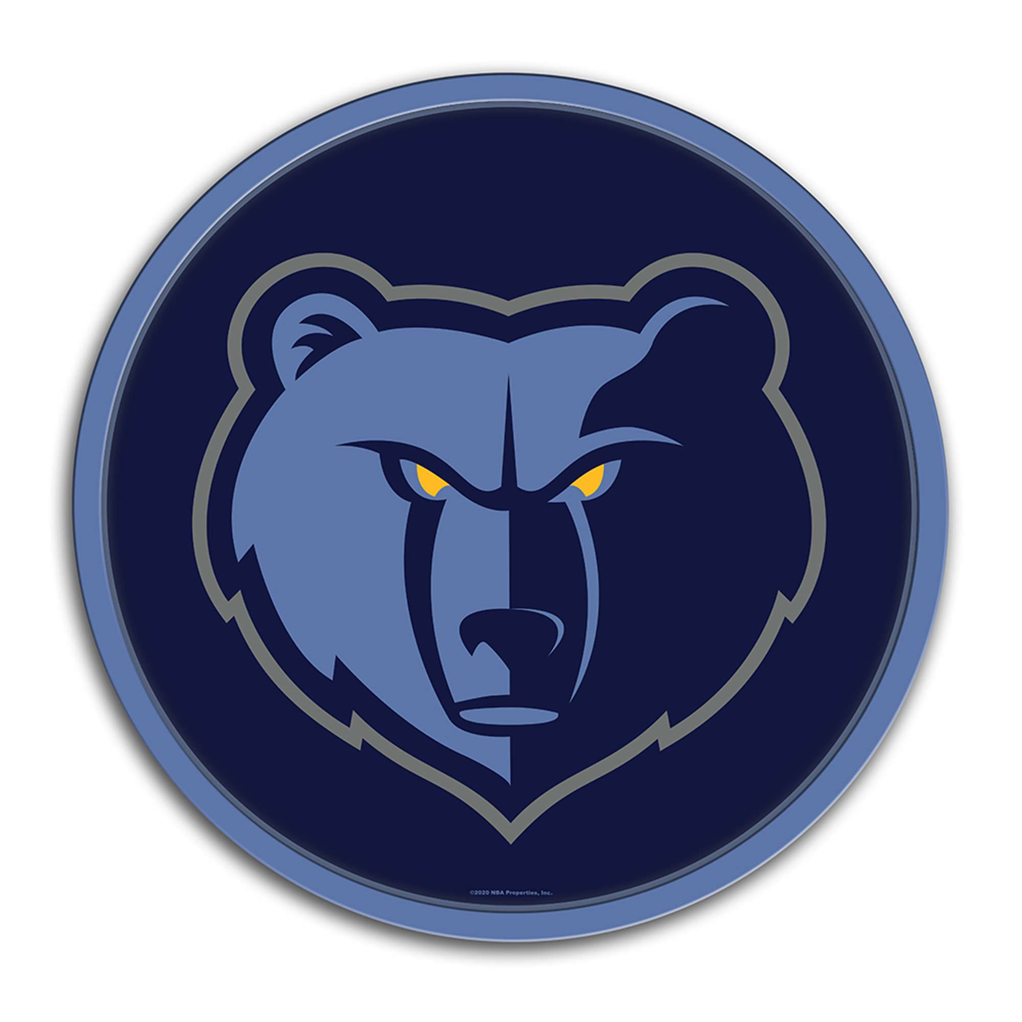 Memphis Grizzlies: Modern Disc Wall Sign