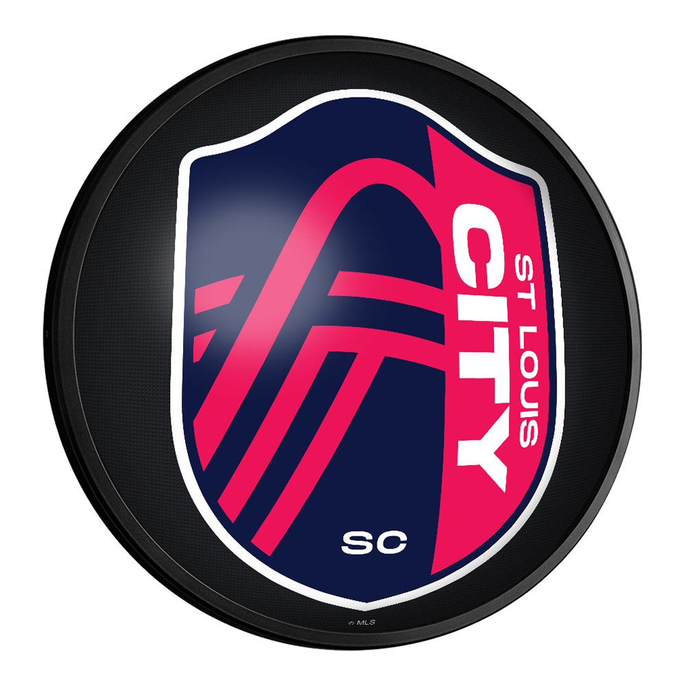 St. Louis CITYSC: Round Slimline Lighted Wall Sign
