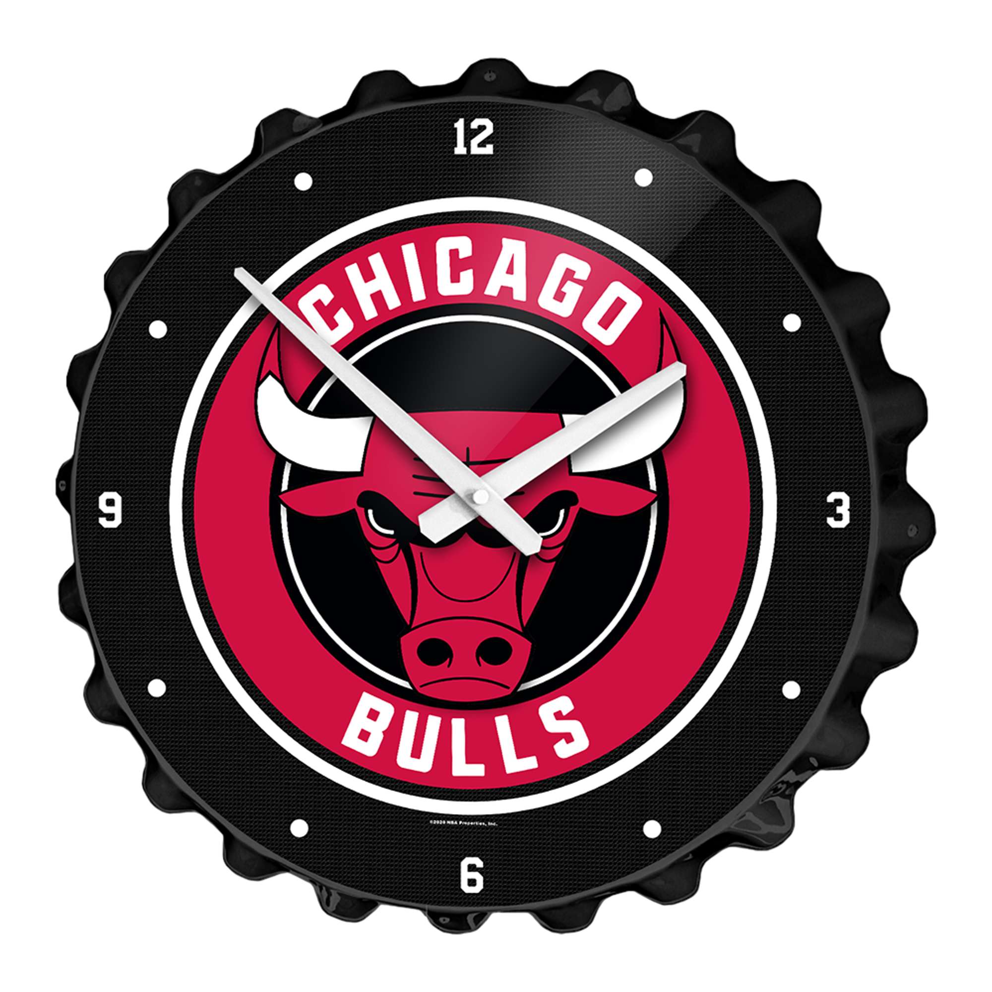 Chicago Bulls: Bottle Cap Wall Clock