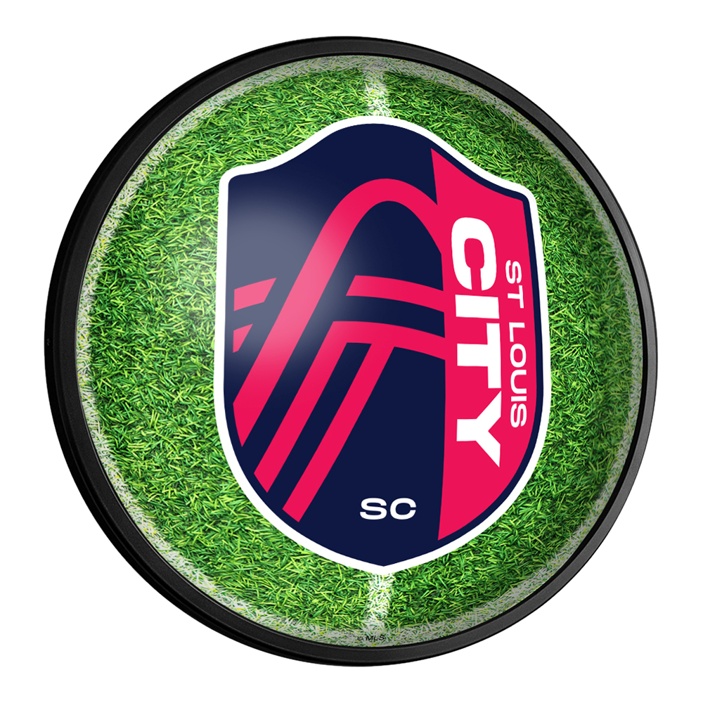 St. Louis CITYSC: Pitch - Round Slimline Lighted Wall Sign  