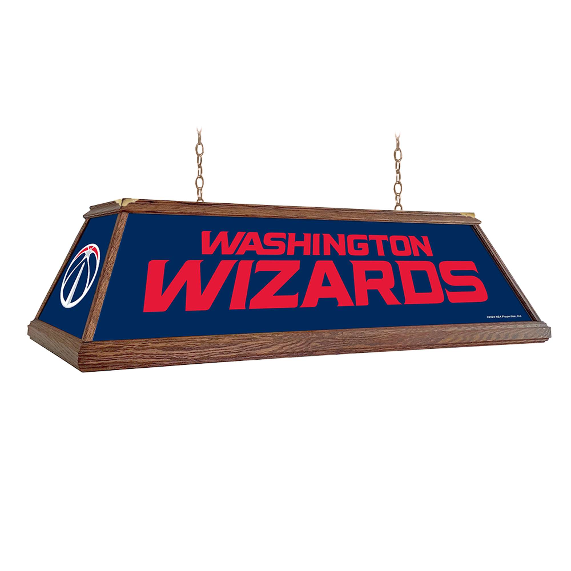 Washington Wizards: Premium Wood Pool Table Light
